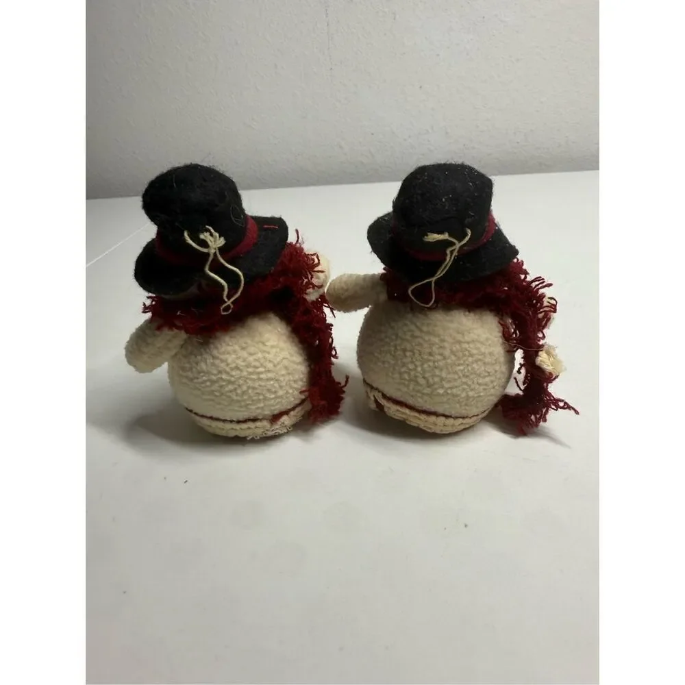 Set of 2 Vintage Dan Dee Snowmans Ornament 4